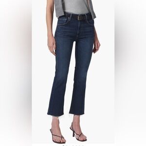 Citizens of Humanity Isola Crop‎ Raw Hem Bootcut Jeans size 32 NWT